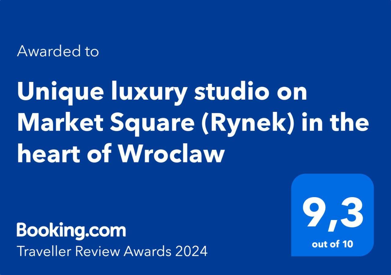 Unique Luxury Studio On Market Square Lägenhet Wrocław Exteriör bild